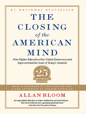 cover image of Closing of the American Mind
